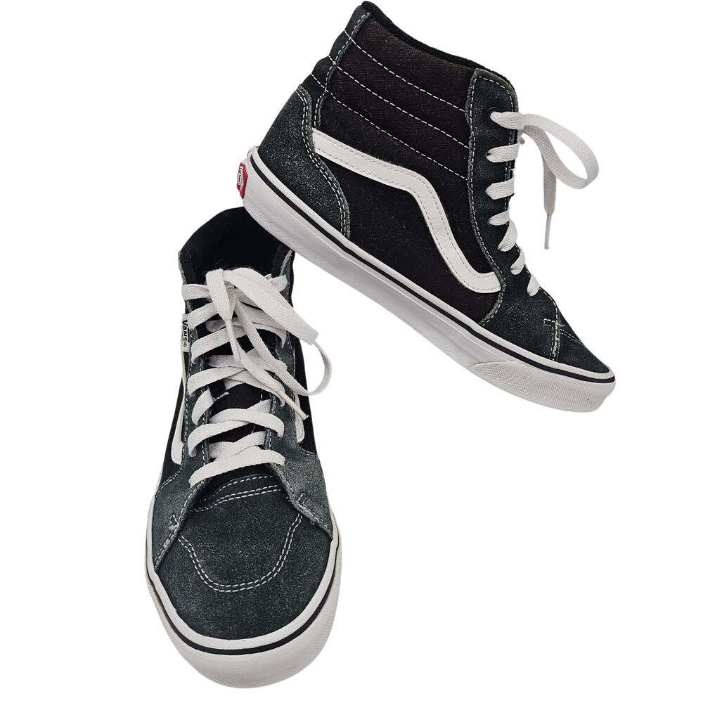 Vans Ward Hi Kids Youth Black/White Youth 6 or Women's 7.5